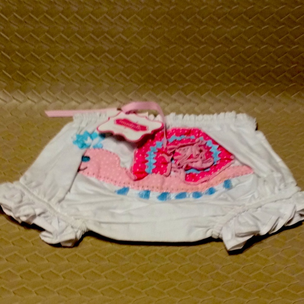 Mud Pie Baby Snail Bloomer 0-12 Months